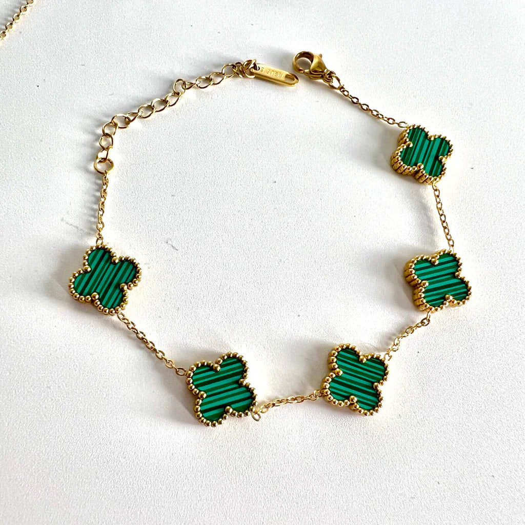 Four Leaf Clover Jewelry Set