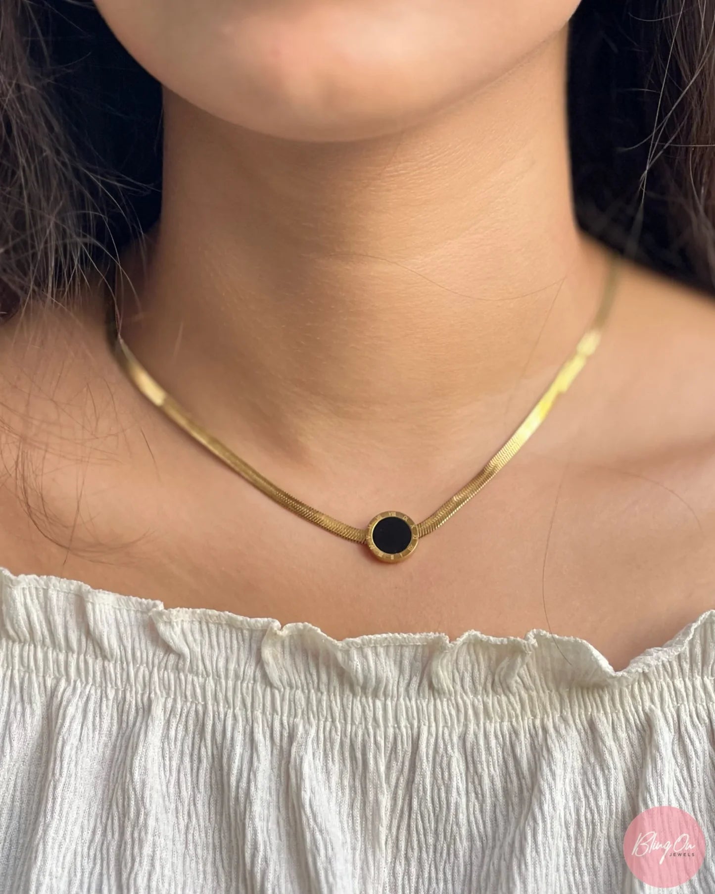 Roman Numerals Jewelry Set