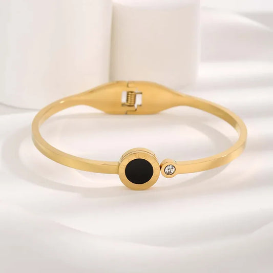 Round Stainless Steel Bracelet
